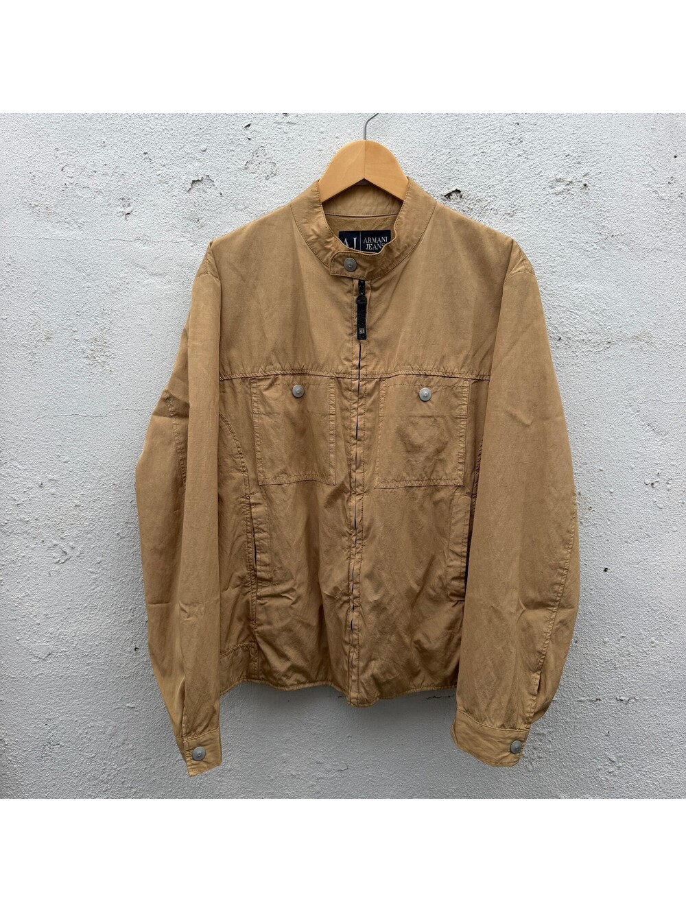 Armani Jeans Iridescent Zipup Technical Zipup Light Jacket